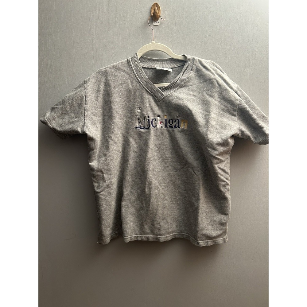 Vtg 100% Cotten Lighthouse Michigan Shirt T.R. McTaggart  Size Large